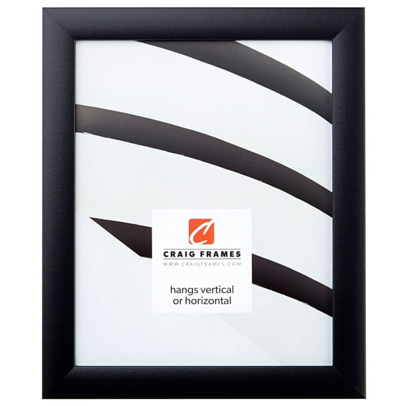 Craig Frames 20x24 Picture Frame - Black Style 1"WB3 1 Inch MDF Moulding - Wall Display Frame for Art, Posters, or Photos