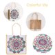 thumbnail image 3 of Cuadros Decorativos Bolsa de lino con pintura de diamantes 5D, bolso de compras Mandala DIY (GT5005) DQrwqpou Nuevos Originales, 3 of 9