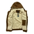 thumbnail image 3 of Lee Men's Full Zip Canvas & Sherpa Lined Workwear Jacket (Tobacco, L), 3 of 3