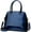 Blue, variant on Shiny Women Handbag Patent Leather Bowknot Purse Charm Glossy Top-Handle Satchel Tote Fashion Shoulder Bag
