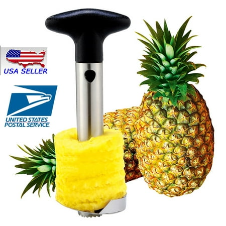Stainless Steel Fruit Pineapple Corer Slicer Cutter Peeler Easy Kitchen