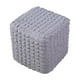 thumbnail image 1 of Funda elástica para otomana, protector para taburete otomano, reposapiés suave y extraíble Nuevo gris claro, 1 of 8