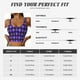 thumbnail image 5 of Fotbe purple argyle Sujetador Deportivo Largo sin Aros para Mujer con Almohadillas y Soporte Medio, Transpirable y Absorbente, Camiseta Tipo Chaleco o Tank Top-Medium, 5 of 8