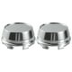 thumbnail image 4 of 66mm 6 Clips Rueda Llanta Cubo Centrales Tapas Cubierta Plateado Tono - 4uds, 4 of 5