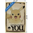 thumbnail image 3 of Pokémon - Needs You Wall Poster, 22.375" x 34", Framed, 3 of 3