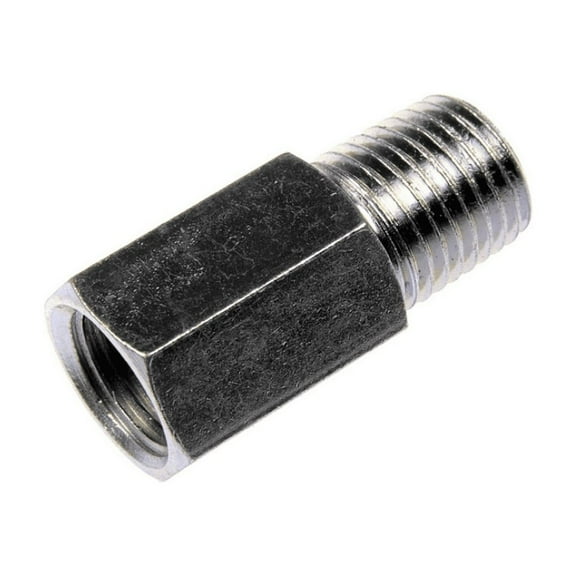 KarParts360 For Ford E-250 Econoline 1997 98 99 00 01 2002 Transmission Oil Cooler Line Connector | Steel | Male Thread End 1 | Female Thread End 2 | 1/4-18 Inches Thread End 1 Outside Diameter