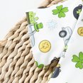 thumbnail image 7 of Okbabeha Toddler Baby Boy 2Pcs Irish Outfits Clover Truck Print Short Sleeve Button Down Shirt Top Solid Shorts, 7 of 7