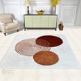 thumbnail image 2 of Teppich Homes Geometric Luxury Under Your feet Contemporary Tufted White Geometric Area Rug, 8 x 10, Quick Dry, 1 Count, 2 of 7