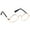 Clear, variant on JWQFBC 1/6 Scale Doll Round Eyeglasses Sunglasses for Dolls Charms Fashion Accessory - Clear, as described