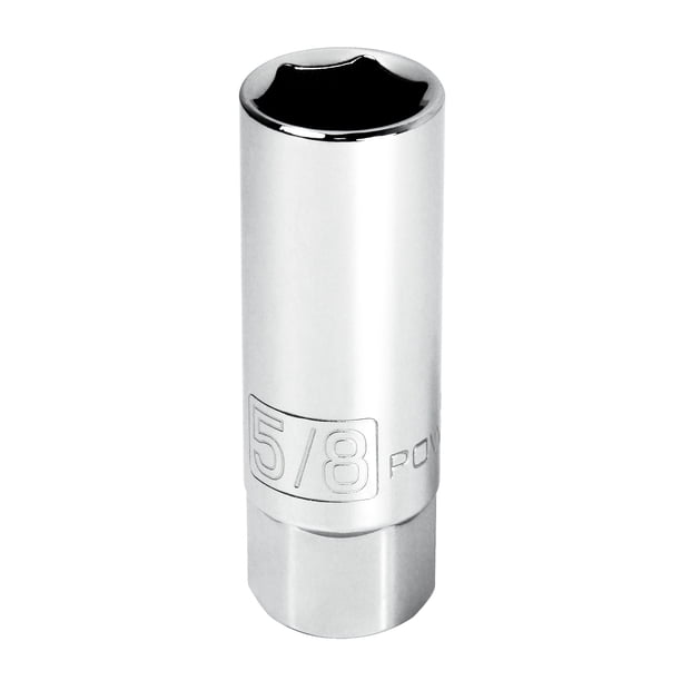 Powerbuilt 3/8-Inch Drive 14mm Spark Plug Socket, Chrome Powerbuilt 3/8-Inch Drive 14mm Spark Plug Socket, Chrome