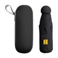 thumbnail image 3 of compacto para protección contra  de lluvia para viajes de lluvia Negro con estuche Yuyangstore miniparaguas, 3 of 8
