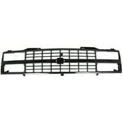 Grille Assembly for 1988-1990 Chevrolet C2500 Black Shell and Insert OE Replacement 5781
