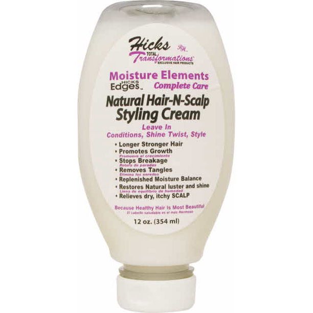 Hicks Edges Natural Hair N Scalp Styling Cream 12 Oz Walmart Com Walmart Com