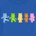 thumbnail image 2 of Toddler's Care Bears Walking Bears Line Up Graphic Tee Royal Blue 2T, 2 of 3