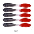 thumbnail image 6 of NIBOLOG 5Pcs Fishing Lures Soft Baits Realistic Looking Bright Color Compact Size Portable Artificial Fake Lures Fishing Accessories, 6 of 8