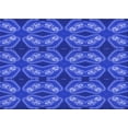 thumbnail image 1 of Ahgly Company Machine Washable Indoor Rectangle Transitional Light Slate Blue Area Rugs, 7' x 10', 1 of 7