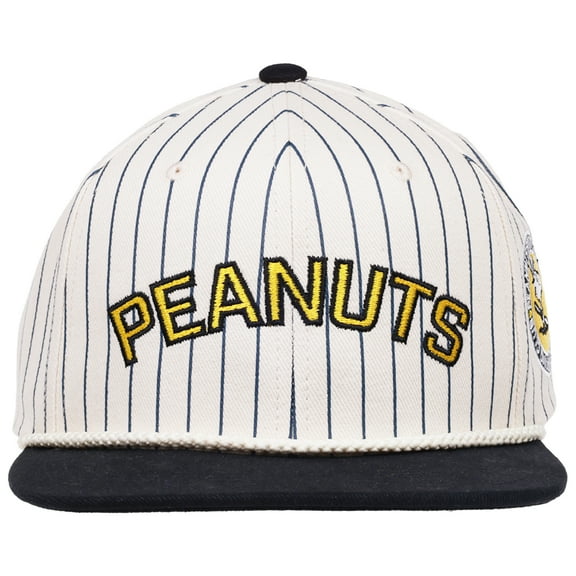 Peanuts Baseball Cap, Pin Striped Dad Hat with Curved Brim, Multi, One Size