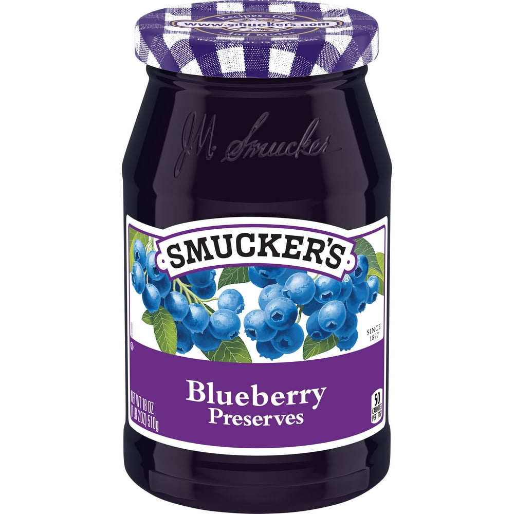 Smucker's Blueberry Preserves, 18Ounce