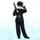 thumbnail image 3 of Disfraz de uniforme de oficial de policía de Halloween, ropa de juego de rol, disfraz de uniforme de fiesta, sin para niños, talla L de 7 a 10 años, 3 of 6