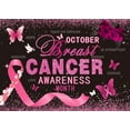 thumbnail image 6 of Breast Cancer Awareness Backdrop Pink Ribbon Love Hope Support Courage Photography Background October Breast Cancer Prevention Breast Cancer Charity Fundraising Decorations Banner Photo Booth Props, 6 of 6