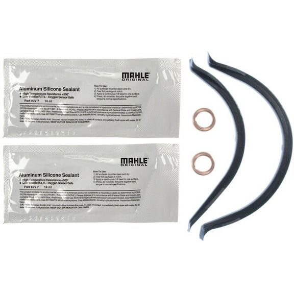 Oil Pan Gasket Set - Compatible with 2000 - 2004 Nissan Xterra 3.3L V6 2001 2002 2003