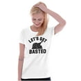 thumbnail image 4 of Let's Get Basted Turkey Day Womens Fitted Plus Size Graphic Tee Brisco Brands 2X, 4 of 5
