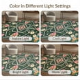 thumbnail image 7 of ODIKA 2'x3' Green Forest Geometric Medallion Folk Art Washable Doormat Traditional Octagonal Centerpiece with Decorative for Entryway, Kitchen, Laundry Room, Non-Slip, Low Pile, 7 of 7