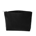 thumbnail image 3 of Aspire 6-Pack Black Canvas Zipper Bags Cosmetic Bag, 7-1/2 by 5-1/8 with 1-1/2 Inch Bottom, 3 of 6