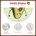 thumbnail image 5 of Kll Cute Avocado Doing Exercise Christmas Tree Skirt 30",Party Decorations Farmhouse For Christmas Decorations Holiday Party, 5 of 8