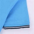 thumbnail image 6 of Cethrio Boys Polo Shirts, Collared School Uniform Cotton Pullover Short Sleeve Shirts Sky Blue Size 6, 6 of 8