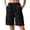 Black, variant on Bike Shorts Women High Waist Pocket Five Point Breathable Plus Size Shorts for Women,Green,S