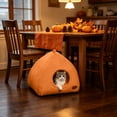 thumbnail image 6 of Cat Dome Bed - Plush Warmth Indoor Cats Sleeping Bed | Winter Thermal Insulation Kitten Resting Nest, Pet Supplies for Small Medium Cats, 6 of 6