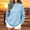Blue, variant on Women's Gingham Plaid Crew Neck Pullover Sweatshirt Long Sleeve Loose Fit Casual Fall Winter Home Outdoor Daily Top Blue XL
