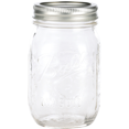 thumbnail image 2 of Tapered Mason Jars with Closures, 16 oz., 12-Pk - 61000, 2 of 6