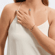 thumbnail image 3 of Pulsera Mujer LuckyLy Dijes Corazón Infinito Acero Inoxidable Baño Oro Rosa 18k, 3 of 5