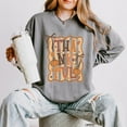 thumbnail image 4 of Coquette Thankful Stripes - Women's Lightweight Garment Dyed Sweatshirt, 4 of 10