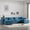 Blue, variant on 136" Chenille Modular Sectional Sofa with Deep and Wide Seat, U-Shaped Cloud Couch Set with Double Cushions, 6 Seat Sofa with Movable Ottoman, Oversized Indoor Furniture (Gray)
