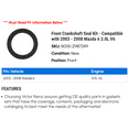 thumbnail image 2 of Front Crankshaft Seal Kit - Compatible with 2003 - 2008 Mazda 6 3.0L V6 2004 2005 2006 2007, 2 of 2