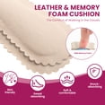 thumbnail image 3 of Bukihome High Heel Cushion Inserts for Women - 3/4 Invisible Insoles Prevent Feet from Sliding Forward - Shock & Sweat Absorption - Comfort Shoe Pads for High Heels Sandals Flats,Size L, 3 of 7