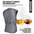 thumbnail image 2 of Exxact Sports Defender Adult Padded Football Shirt - Football Rib Protector with Shoulder & Spine Football Pads, 5-Pad Football Compression Shirt (Gray, Adult Large), 2 of 7