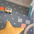 thumbnail image 1 of Playmat - Tapete para bebe niños y niñas de foamy foami fomi - Piso para bebe de Espuma goma EVA super suave y grueso Alfombra infantil armable de juego GRIS con Triángulos, 1 of 8