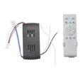 thumbnail image 1 of Universal Ceiling Fan Remote Control Kit 6-Speed 40W Timing Function, 1 of 5