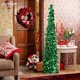 thumbnail image 2 of OurWarm Artificial Pop Up Christmas Tree Easy to Store Pull Up Folding Xmas Tree Christmas Decorations for Home New Year 2018, 2 of 4
