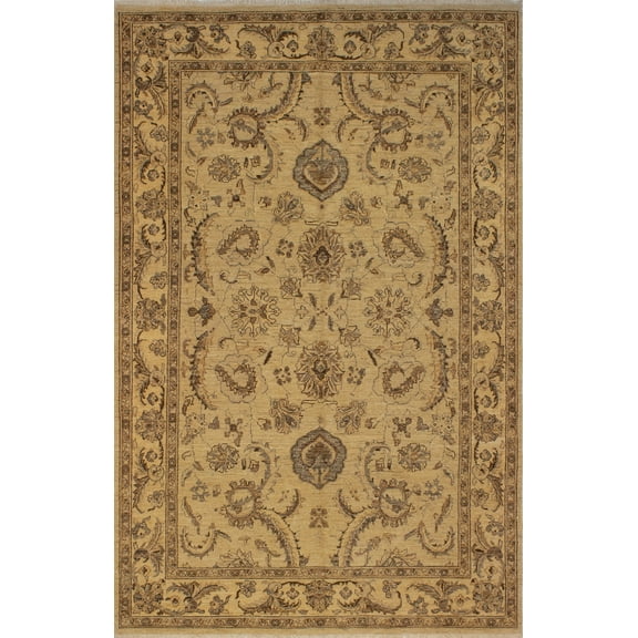 Peshawar Atefeh Beige/Ivory Rug, 6'1" x 9'6"