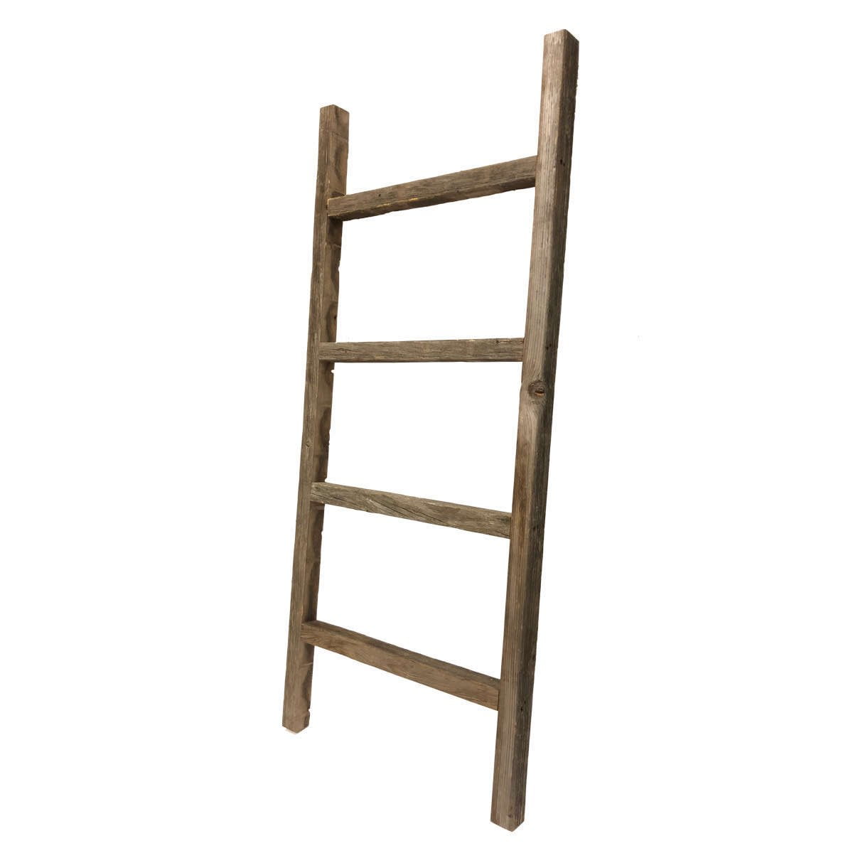 Barnwood Rustic Farmhouse 4ft Weathered Gray Decorative Bookcase