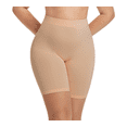 thumbnail image 6 of Plus Size High Waist Mid Thigh Shapewear Shorts Anti Chafing Tummy Control Shaper, 6 of 6