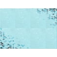 thumbnail image 1 of Ahgly Company Indoor Rectangle Patterned Blue Diamond Blue Area Rugs, 2' x 3', 1 of 6