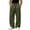 Army Green -AA01, variant on Sweatpants for Men Baggy Wide Leg Drawstring Waist Jogging Pants with Pockets Fall Winter Travel Lounge Sweat Pant Light Blue S
