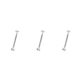 thumbnail image 2 of Youkk Stainless Steel Closed Body Turnbuckle Jaw Wire Rope Fork Screw Rigging Silver M6 3Set, 2 of 6
