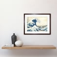 thumbnail image 2 of The Great Wave off Kanagawa Japan Mount Fuji Sea Storm Hokusai Ukiyo-e Print Framed Wall Art Print Picture 12X16 inch, 2 of 4